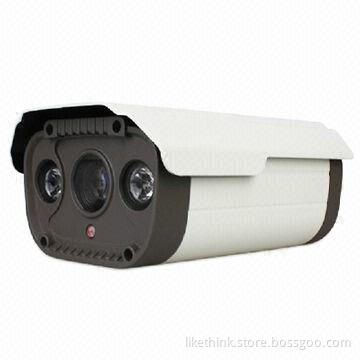 2-piece Dot-matrix Weatherproof IR Camera with High-power IR LEDs and 700TVL Horizontal Resolution